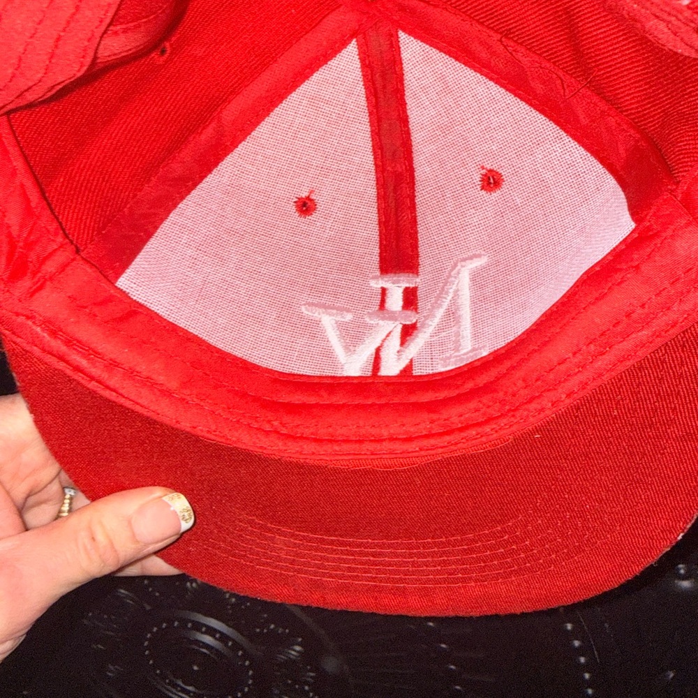 Vintage Red ,Grey Plaid NY Cap - Picture 4 of 8